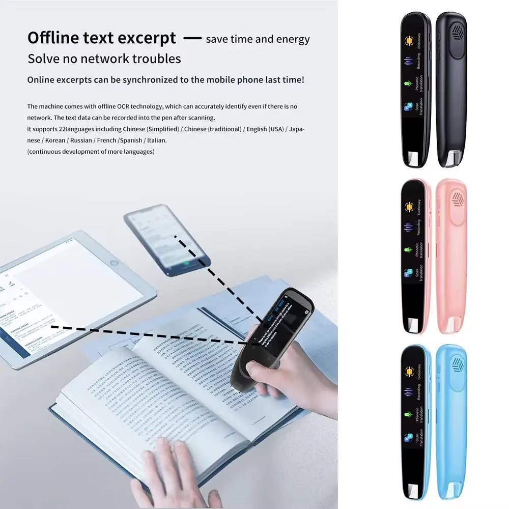 AI Translation & Reading Scanner Pen - Tech and more