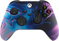 Wireless Controller for Microsoft Xbox Series X/S & Xbox One - Custom Soft Touch Feel - Custom Xbox Series X/S Controller (X/S Blue & Purple Swirl)